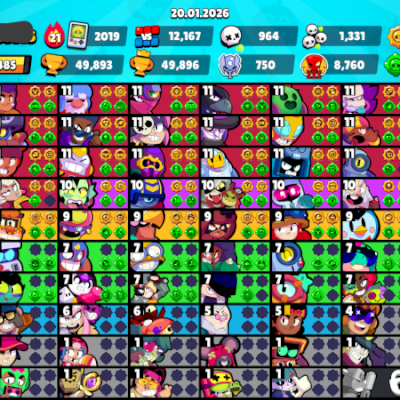 Conta de Brawl Stars antiga 