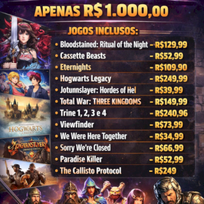 Conta com Jogos Otímos (MEGA PROMOÇÃO) - FULL ACESSO!