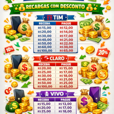 PAINEL RECARGA GRATUITO (CLARO E TIM)