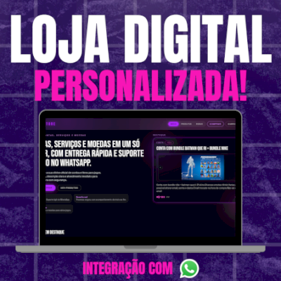 Plataforma de vendas personalizada para jogos e produtos digitais
