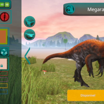 The cursed isle megaraptor e giganotossauro