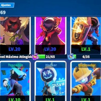Conta de [ Super sus ] COM muitas skin e molduras 