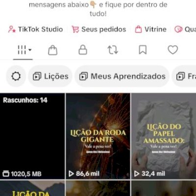Conta 120k seguidores reais, nome Apenas Viva | Motivacional
