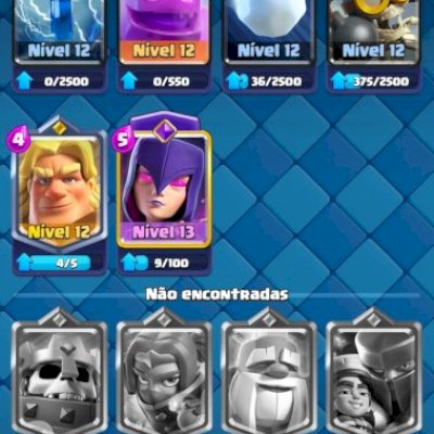 Conta de Clash árena 18 com quase todas as cartas