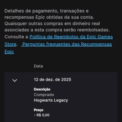 CONTA EPIC GAMES: HOGWARTS LEGACY + GUARDIÕES DA GALÁXIA + 10 JOGOS