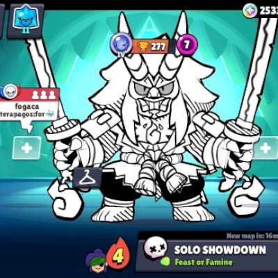 Conta 21K de trofeus 619 gemas 44k de ouro 76 brawlers 