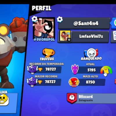 CONTA BRAWL STARS +30 passes 85% full VEJA DESCRIÇÃO 
