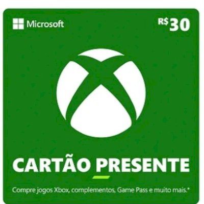 Gift card xbox 30 