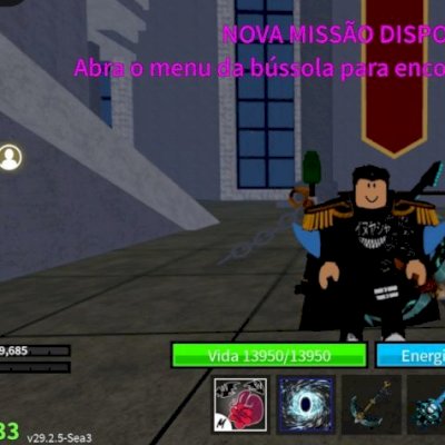 Conta Blox fruit com vários recursos