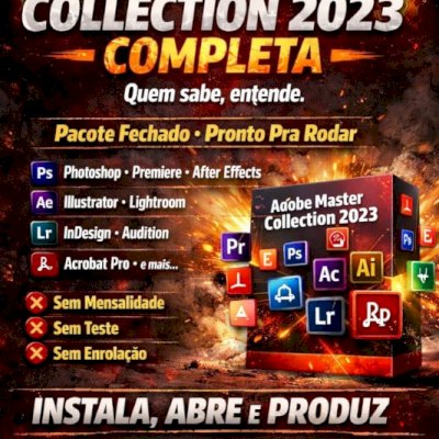🔥 ADOBE MASTER COLLECTION 2023 — COMPLETA 🔥