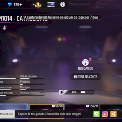 Conta free fire