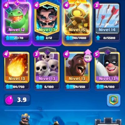 Conta Clash Royale 8640 Troféus | Rei 13 | Mini P.E.K.K.A Nível 15 | Supercell I