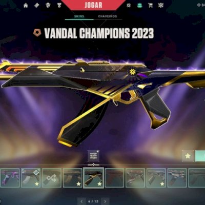 Conta Valorant com 16 Skins + Skins de Passe + Conta LOL 99 Skins