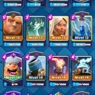 Vendo conta do Clash royale nível 15 400 reais 