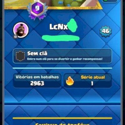 CONTA CLASH ROYALE 