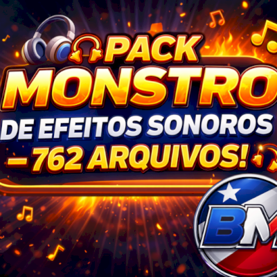 🎧🔥 PACK MONSTRO DE EFEITOS SONOROS – 762 ARQUIVOS! 🔥🎧
