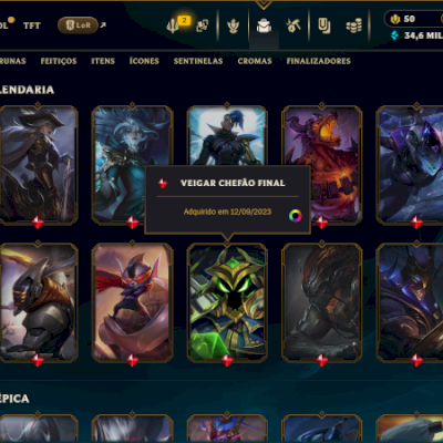 conta lol 