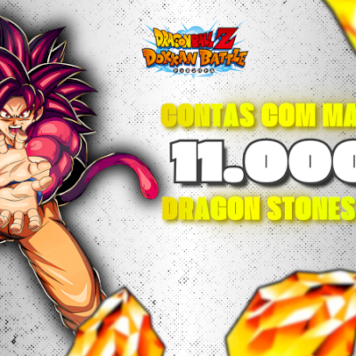 Contas Dokkan Battle (conta ANDROID) com 11.000+ Dragon Stones nova