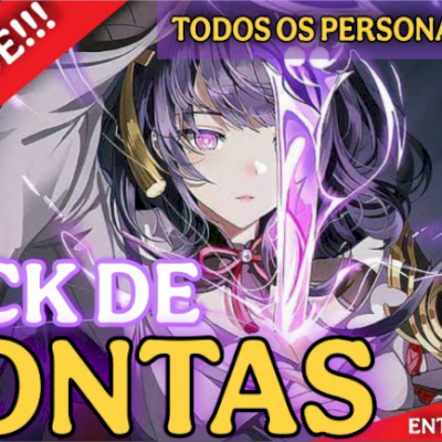 COMECE COM QUALQUER PERSONAGEM E AVANCE RÁPIDO! ENTREGA EM ATÉ 24H!