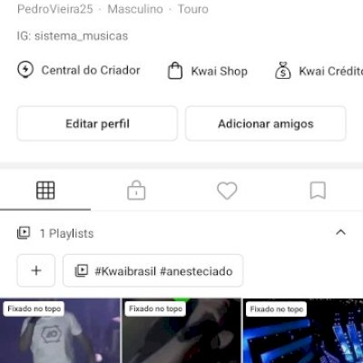 Conta de Kwai com 50.000 mil seguidores 