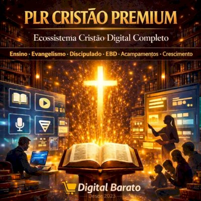 📦✨🙏📖PLR CRISTÃO PREMIUM: Enciclopédia Gospel Digital Completa Para Igrejas 