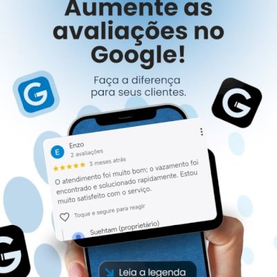 10 AVALIAÇÕES NO GOOGLE BRASILEIRA