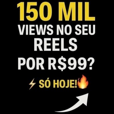 MEGA PROMOÇÃO, 150 MIL VISUALIÇÕES VIEWS INSTAGRAM, POSSO DIVIDIR NO PERFIL 