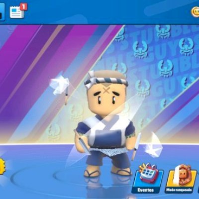 Conta de stumble guys gemada 