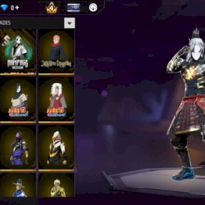 Conta de Free Fire + UMP Atributada (1) e itens RAROS