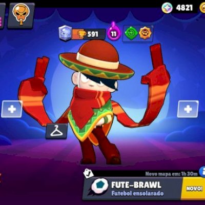 Conta Brawl Stars 14k trofeus, alguns passes, hipercargas, brawlers lendarios...