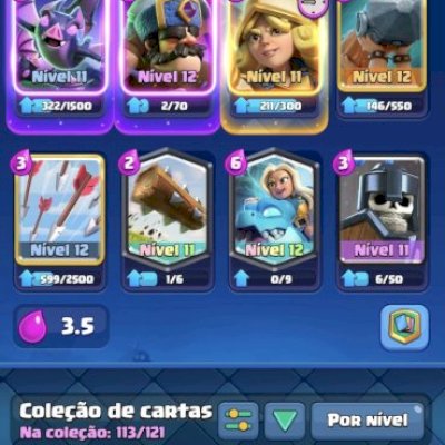 Conta com braws stars e clashs 