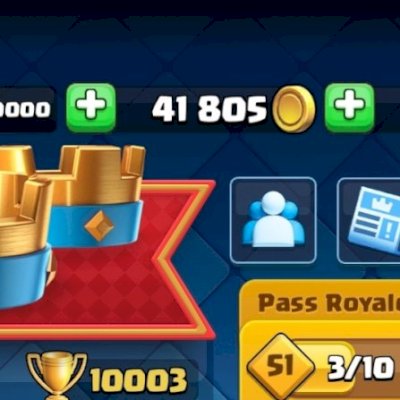 Conta 10.000 Troféus | Nível 61 | 17 Evoluções | 2 Lv16 | 89 Emotes