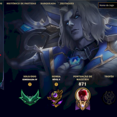 Conta LOL + Valorant 