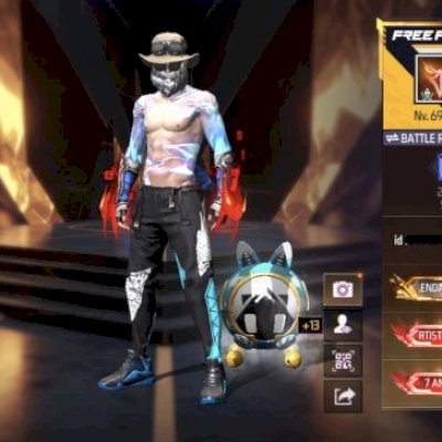 Conta FF Prime: 8 Evolutivas + 9 Punhos (Antiga)