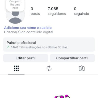 Conta do instagram engajada 