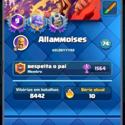 🔥 CONTA RARA CLASH ROYALE – 10 ANOS DE JOGO 🔥