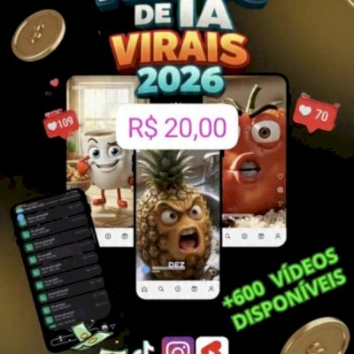 Pack De Vídeos De Objetos Falantes Virais (+600) -