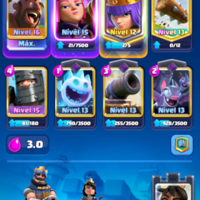 Conta de clash royale nvl 49 9.920 troféus 