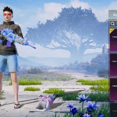 Conta PUBG MOBILE com M4 Glacial 