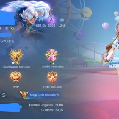 Conta gemada MOBILE LEGENDS 