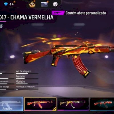 Conta gemada FREE FIRE 