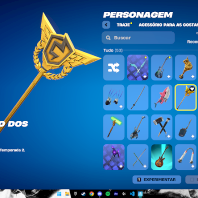 Conta com skins boas e picareta da FNCS barato 