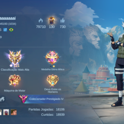 Conta com todos os campeões TDS emblema Full 319 skins + de 18k de partidas 