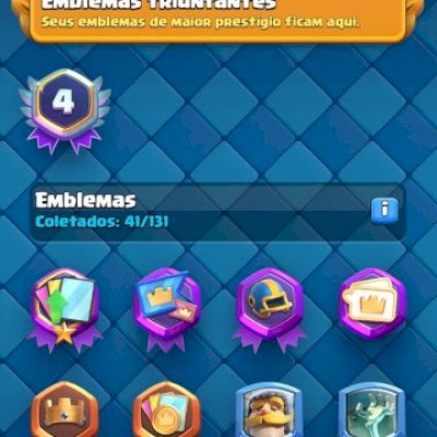 Conta de Clash Royale com 8K de troféus 