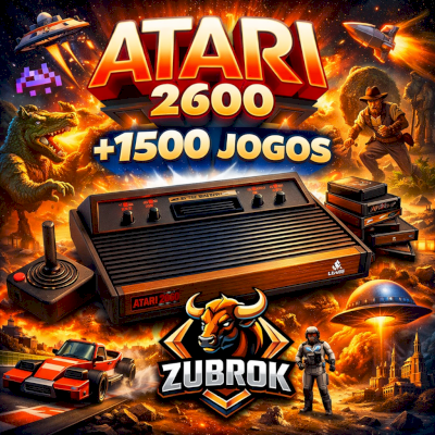Atari 2600 - +1500 Jogos