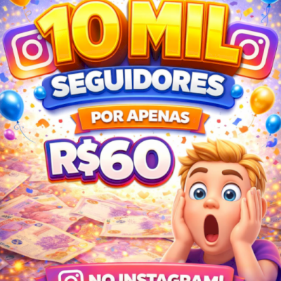 Instagram seguidores 10 mil seguidores 