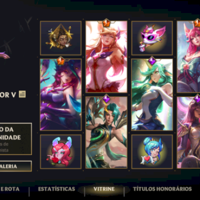 CONTA WILD RIFT: MUITAS SKINS DE PERSONAGENS FEMININAS 
