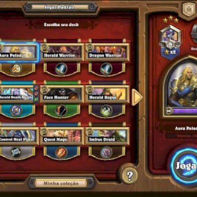 Conta Hearthstone Veterana - coleção sólida pronta pra jogar competitivo 