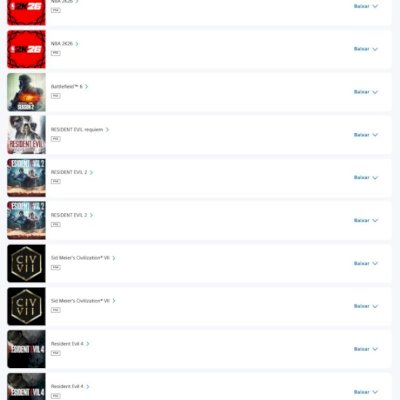 Conta PSN 6k em jogos - 25 jogos