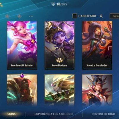 Conta Wild Rift (18 skins)